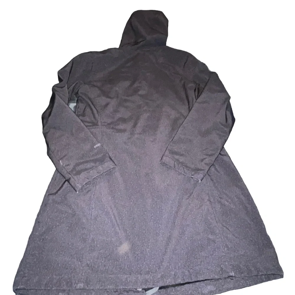 Free Country Women’s 3/4 Length Winter Jacket Fleece Lind Size Medium Black - Picture 2 of 4